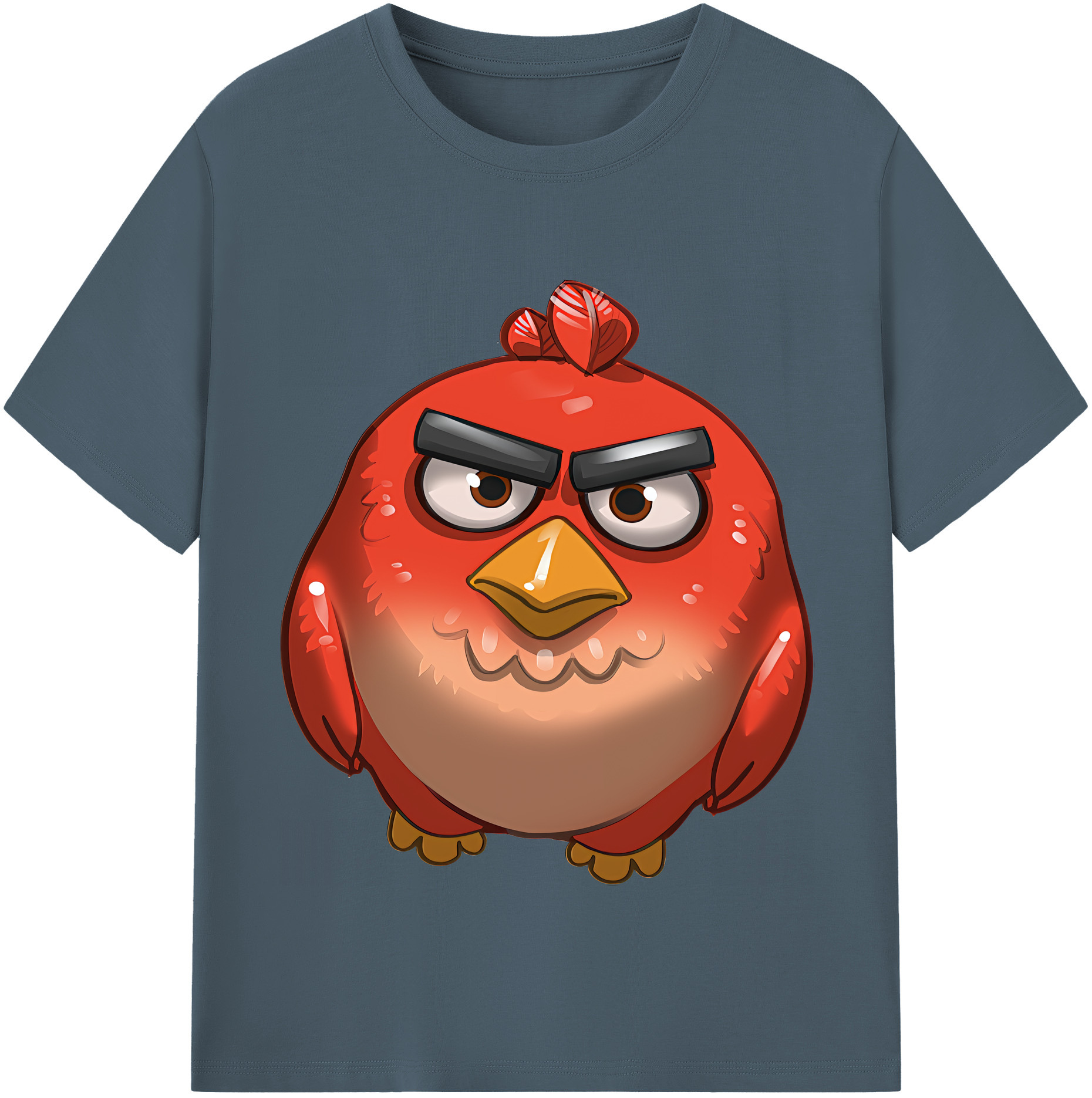 （画像用） Angry Birds アングリーバード 綿100％半袖Tシャツ（フロントプリント）